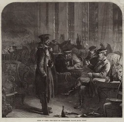 Belagerung von Paris, der Saal der Orangerie, Palast von St. Cloud